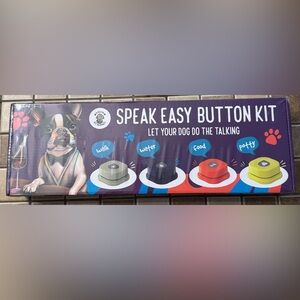 Willow Speak Easy Button Set for Dogs - Black, Red, Cream